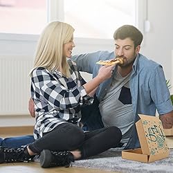 15 Pcs Pizza Boxes, 7.3 x 7.3 x 1.6" Kraft