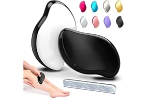 Freefa Crystal Hair Eraser for Women Men, Smooth Hair Eraser Upgraded Version Nano Eraser - Painless Crystal Hair Remover with Nano Nail File - Portable Leg Hair Remover