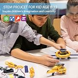 OMWay STEM Solar Robot Toys 6-in-1 Educational Space Robotics Kit for Kids view 6