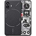 GIMENOHIG Ultra Thin and Lightweight Aramid Carbon Fiber Case for Nothing Phone 2 (Black)