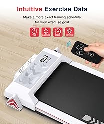 Redliro Walking Pad with Incline Under Desk