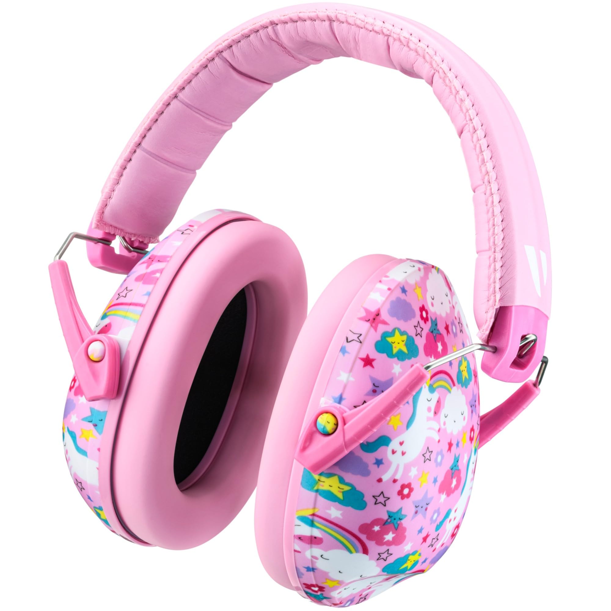 Vanderfields Premium Hearing Protection Ear Defenders - Broad Spectrum Sound Reduction 32 dB at 2K Hz Noise Cancelling - Headset Safety Noise Cancellation - Headphones Kids 3-12 - Unicorn Dream — image 1