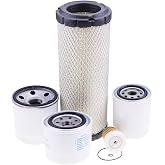 JZGRDN Filter Kit for Kubota L2501H HST L2800 L3200 L3400 L3800 Tractors