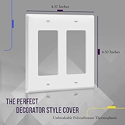 ENERLITES Decorator Light Switch or Receptacle
