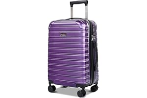 Feybaul Luggage Suitcase PC+ABS Hardshell Carry On Luggage with Spinner Wheels