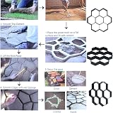 MOGOULUA Concrete Brick Maker Mould Set for Patios Driveways Stepping Stones view 9