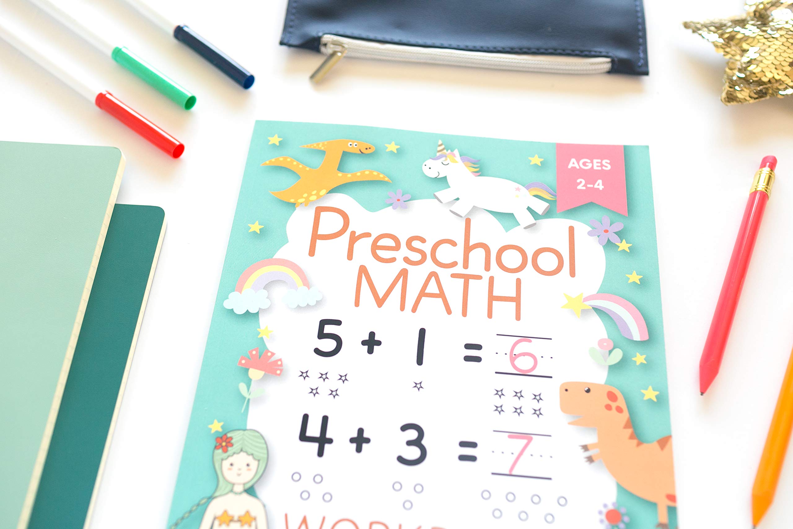 Mua Preschool Math Workbook for Toddlers Ages 2-4: Beginner Math ...