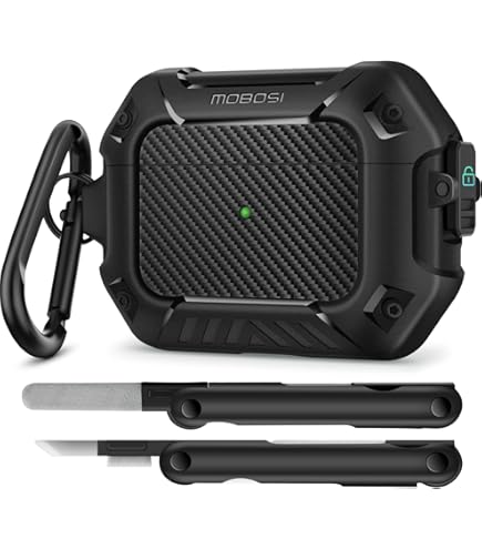 Amazon.com: MOBOSI for AirPods Pro 2 Case with Lock, Compatible