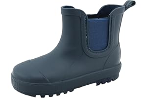 BEARPAW Toddler Rain Boots, Waterproof Rubber Kids Rainboot, Girls/Boys Light Water Shoes for Muddy Park/Hiking