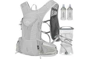 IX INOXTO Hydration Pack Backpack, Lightweight Water Backpack with 2L Leakproof Hydration Bladder Daypack for Men Women,Running Hydration Vest for Outdoor Trail