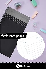 nu: Craze Cloud Range Things to Do Pad - Wirebound Notebook 3 Pack Black view 6