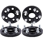 DCVAMOUS 4PC Hubcentric 5x115 Wheel Spacers 15MM 12x1.5 Studs 70.3 Hub Bore Compatible with Chevy Cadi-llac Bui-ck 5 Lug 2000-2013 Impala | 2016-2024 Malibu | 2018-2024 Equinox | 1992-2002 Eldorao
