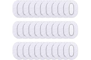 Outus 100 Pack Clear Disposable Ear Covers Plastic Waterproof Ear Protectors for Shower, Hair Dye, Bathing
