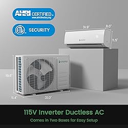 Waykar 12000BTU Wifi Enabled Mini Split Air