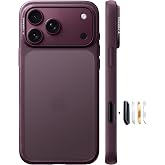 TORRAS Shockproof for iPhone 18 Pro Case Burgundy Purple, 2026 Upgraded | Translucent Back, 4X Mil-Grade Protection, Slim Case for 18 Pro Case Thin, 6.3", Camera Button, DIY Buttons, Secure Grip