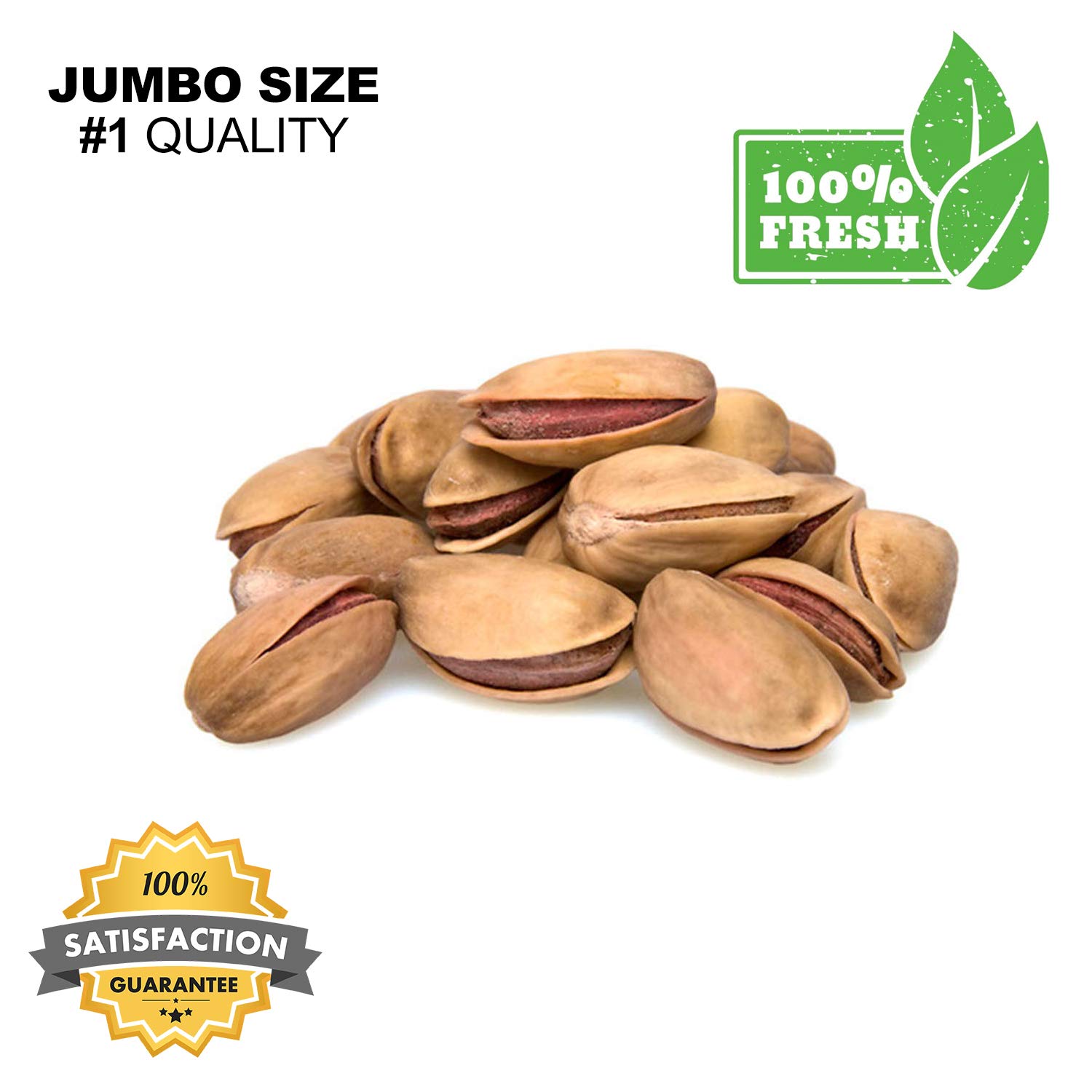 Pistachios Roasted and Salted, Fresh Premium Large size