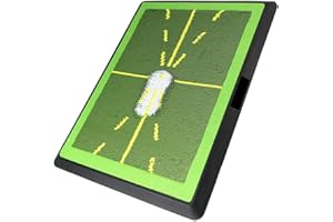 BIRDlEBLAST Golf Professional Path Feedback lmpact Golf Mat,lmprove Swing Accuracy Golf Hiting Mat, Premium Golf Practice Mat