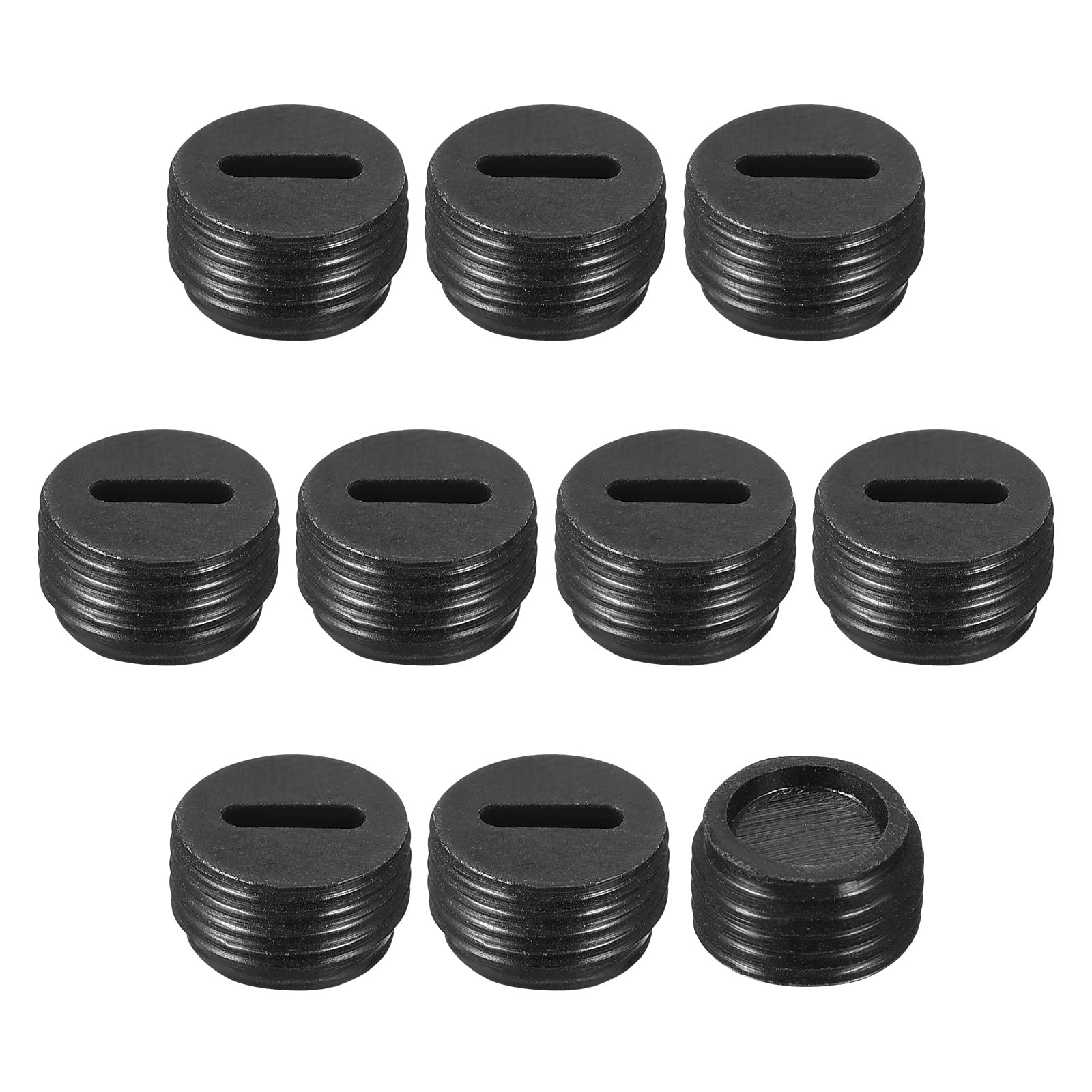 Rebower Carbon Brushes Holder Caps Plastic Cover Caps [for Motor Brushes] - 10mm OD/5.5mm/10 Pcs