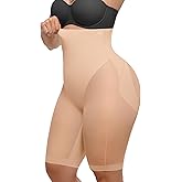 SHAPELLX Butt Lifting Shapewear for Women Tummy Control Body Shaper Faja Shorts High Waisted Girdle Mesh Compression Panties