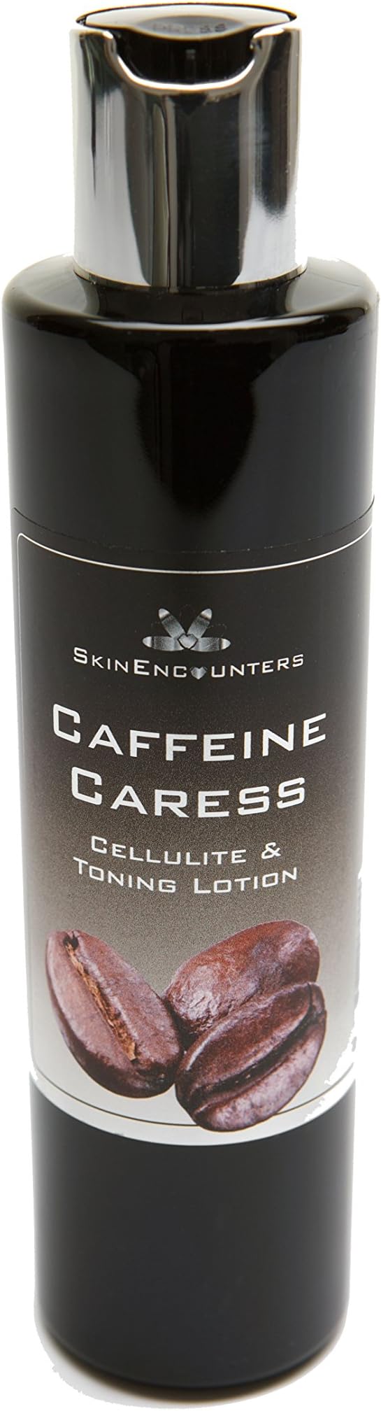 Caffeine Caress Cellulite & Toning Lotion -packed full of Vitamin A, C & E - Contains Caffeine which stimulates and boosts cell renewal, toning the skin from the inside - Coconut oil & Papaya oil - leaves skin looking smooth and firm and smelling gorgeous!
