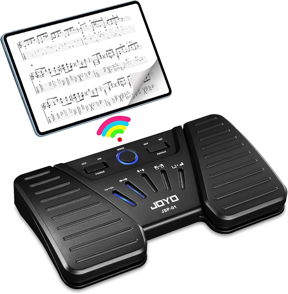 JOYO SP-01 Bluetooth Page Turner Pedal Rechargeable Wireless Foot Controller