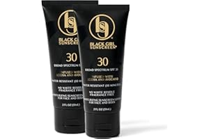 Black Girl Sunscreen - Face & Body Moisturizing Sunscreen Lotion SPF 30 for Melanin Rich Skin, Leaves no White Cast (SPF-30-4oz)