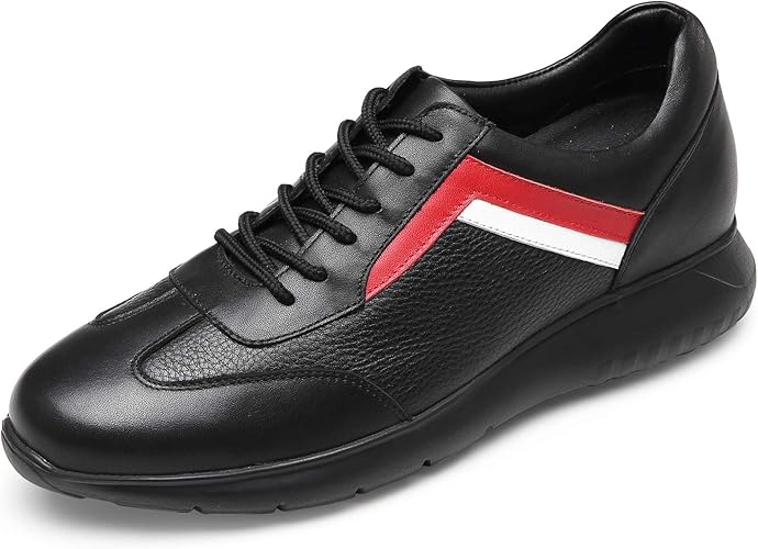 Amazon Chamaripa シークレットシューズ メンズ スニーカー スポーツシューズ 運動靴 本革 カジュアル 背が高くなる靴 人気 レースアップ 身長7cmアップ H01c130a191d スニーカー