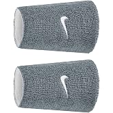 Nike Unisex Adult Swoosh Classic Reversible Doublewide Wristbands