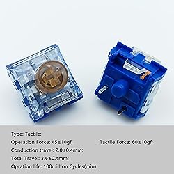 Silent Keyboard Switches,Kailh Box Deep-Sea Silent