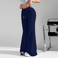 Flared Sweatpants Woman,Yoga Pants with