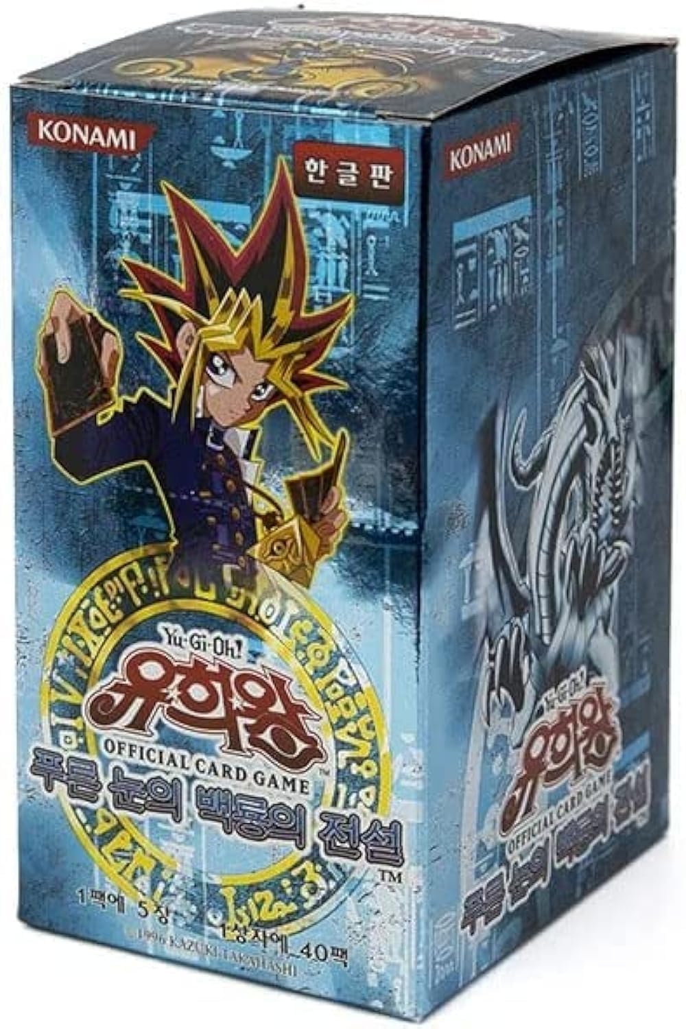 Konami Yugioh Cards "Blue Eyes White Dragon" Booster Box / Korean Ver / 40 Booster Pack