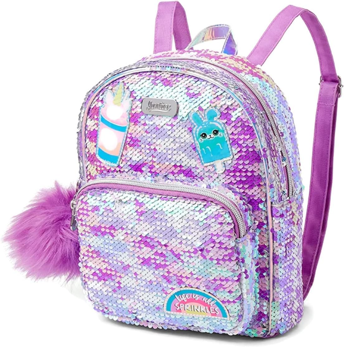 Justice Sweet Treat Flip Sequin Mini Backpack