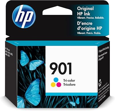 HP 901 Tri-Color Officejet Ink Cartridge CC656AN - 360 Pages Yield