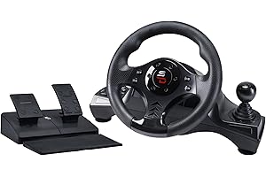 Superdrive - GS750 racing steering wheel with pedals, paddles, shifter and vibration for Xbox Serie X/S, PS4, Xbox One, PC (p