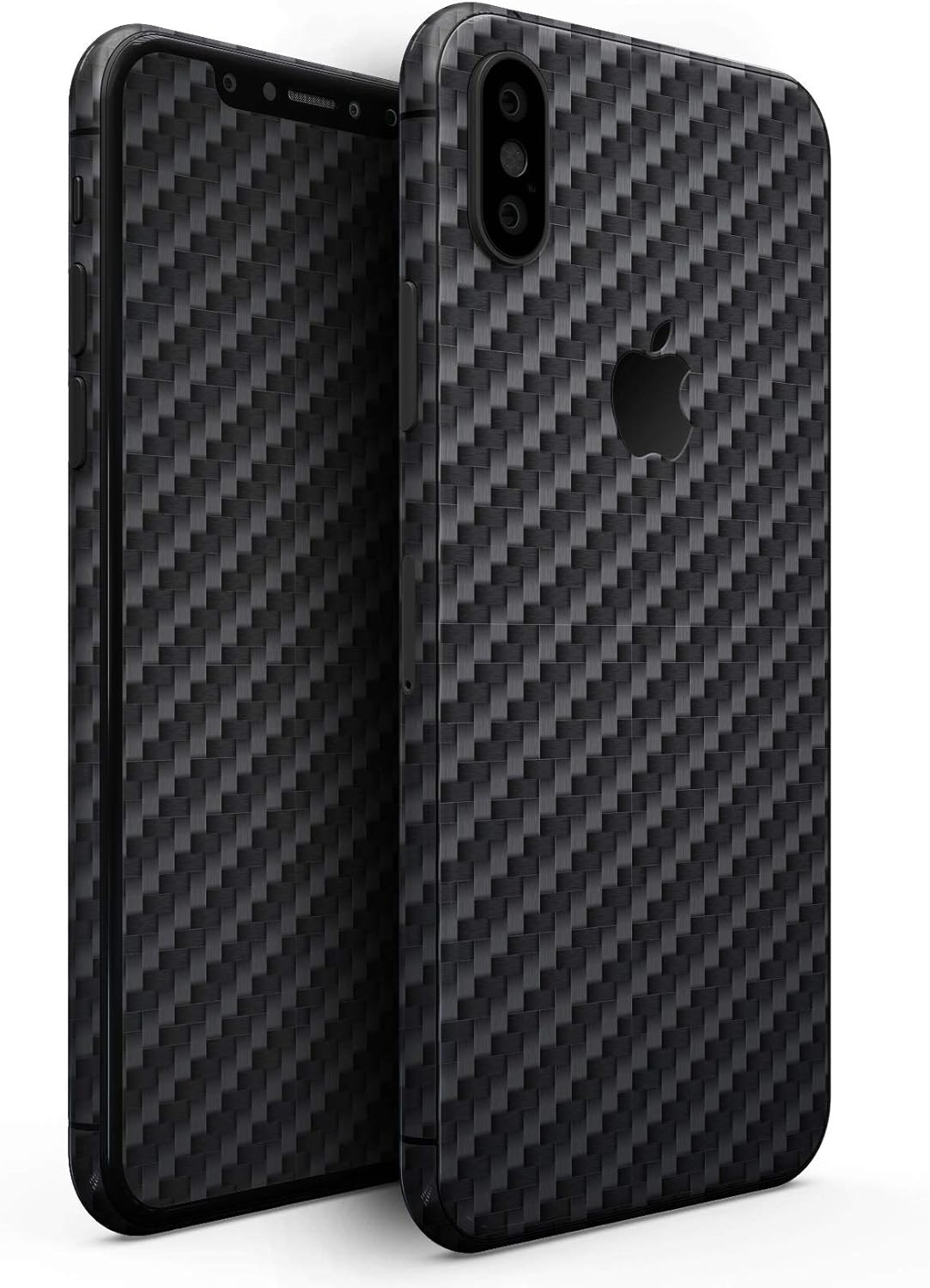 Amazon Com Apple Iphone Xr Textured 3d Black Carbon Fiber Full
