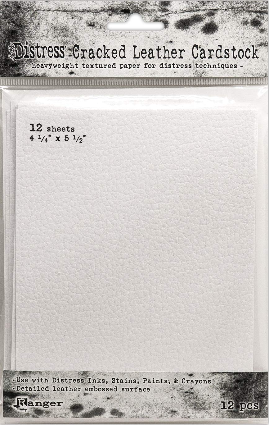 Tim Holtz - Ranger Cracked Leather CRD 4.25"X5.5", One Size