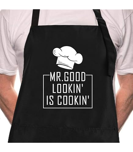 Delantal De Cocina Divertido Para Mujer | Tamaño 60x73 Cm, Poliéster | Regalo Gracioso Para Esposa, Barbacoa, Cocina
