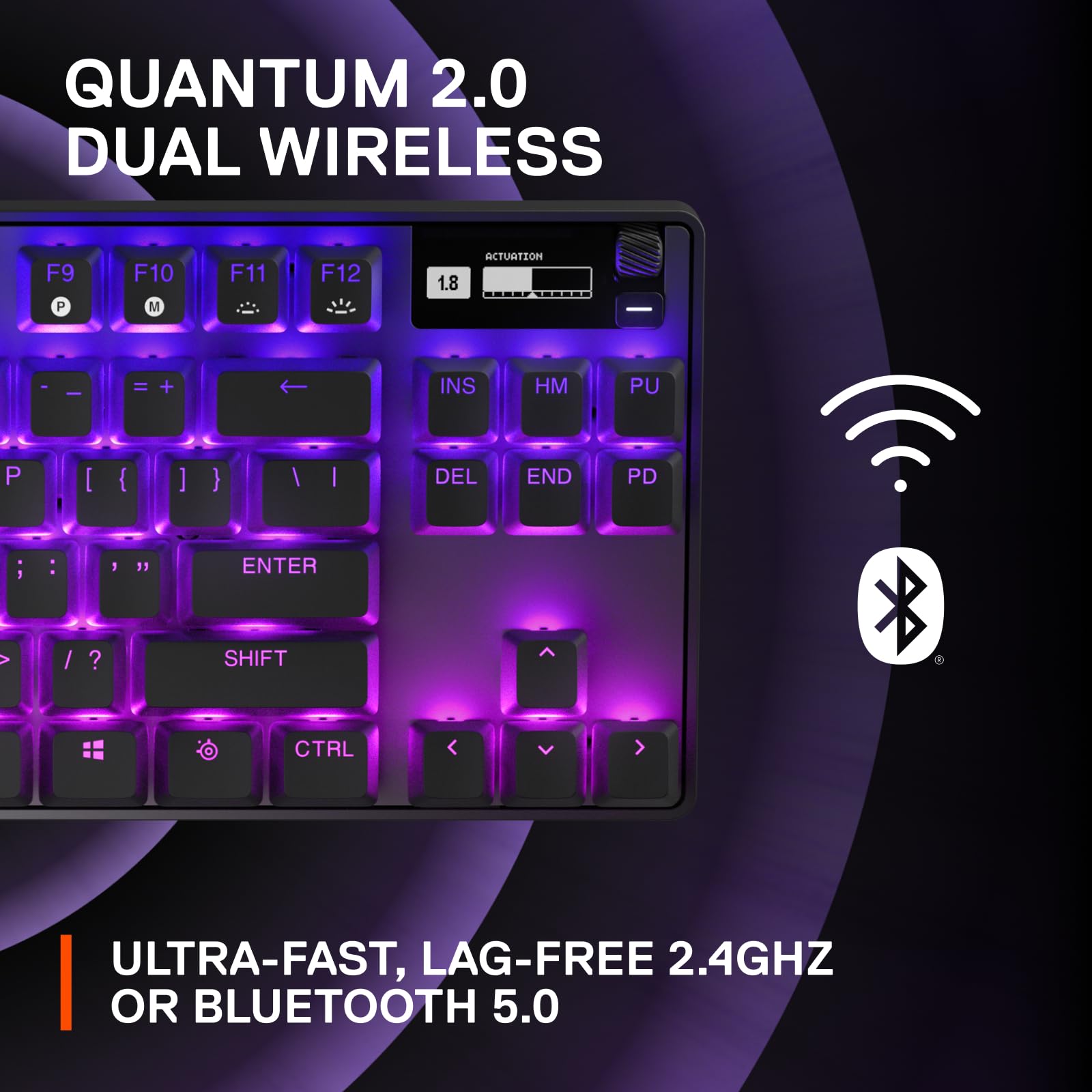 Mua SteelSeries Apex Pro TKL Wireless - HyperMagnetic 2.4GHz Wireless ...