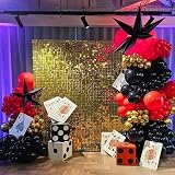 HILAVO Red Black Gold Balloons 60Pcs 12 Inch Party Decorations view 3