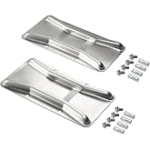 Krowne 28-201 Krowne Stainless Steel Front Caster Positioning Set, Includes (2) Stainless Steel chocks, (8) hex Screws &amp; (8) Drop-in Anchors&zwnj;&zwnj;​&zwj;​​&zwnj;&zwnj;&zwnj;​&zwj;​&zwnj;​​&zwnj;​&zwj;​​&zwnj;&zwnj;&zwnj;&zwnj;​&zwj;​​&zwnj;&zwnj;​&zwnj;&zwj;​​&zwnj;&zwnj;​​&zwj;​