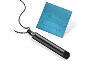 Botanheiros Breathing Necklace Anxiety Necklace Quit Smoking Necklace Mindful Anxiety Relief Serves as a Tool for Meditation Stress Panic Attacks