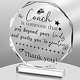 Panelee Thank You Gifts for Women Men Acrylic Appreciation Inspirational Gift Office Coworker Farewell Acrylic Sign Table Decor for Home(Thank You)