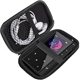 Compatible with Phinistec Z6 MP3 Player Case, Lamshaw Durable EVA Carrying Case, Shockproof &amp; Lightweight Protective Cover Compatible for Phinistec Z6, Z6 Pro MP3 Player (Black)