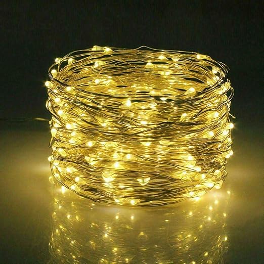 Amazon Co Jp Anting Led イルミネーションライト 電池式 100球 10m Ledストリングスライト タイム 記憶機能付き 8パターン ガーデンライト 正月 クリスマス 飾り 電池別売り 銅線ウォームホワイト Diy 工具 ガーデン