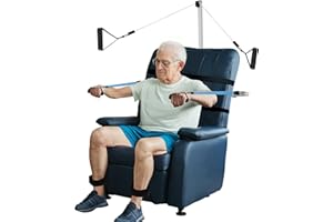 CAREDEAR FSA or HSA Eligible, Arm and Leg Exerciser for Seniors, Shoulder Exercise Equipment, Total Body Rehabilitation, Full Body Workout Rehab, Stretch Equipment, 3-Level Adjustable Resistance, Foldable