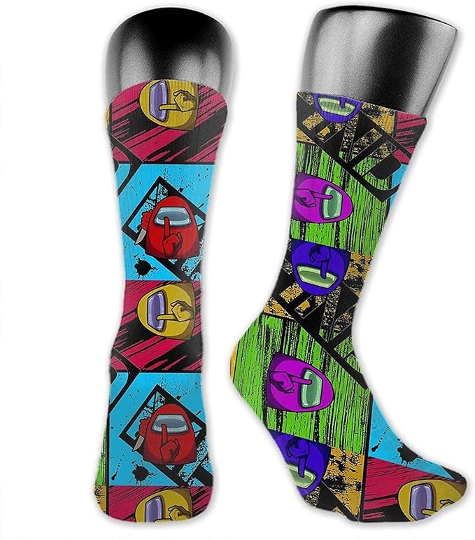 Among Us Impostor Game Socks Colorful Socks Unisex Compression Socks novelty Socks For Men