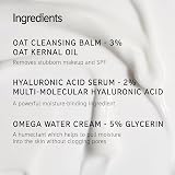 The INKEY List Starter Set Oat Cleansing Balm Hyaluronic Acid Serum & Omega view 5