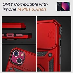 Goton for iPhone 14 Plus Case with Screen Protector