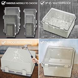 Zulkit Junction Box ABS Plastic Dustproof