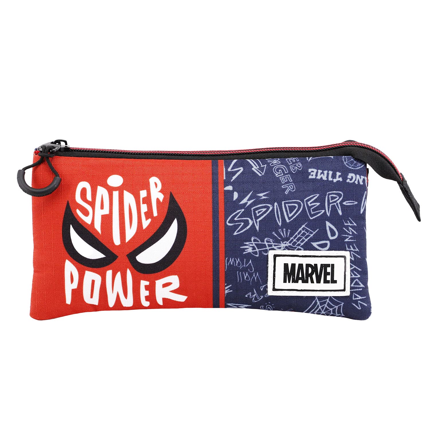 Marvel karactermania Spider-Man Strife-Triple HS Pencil Case, Red
